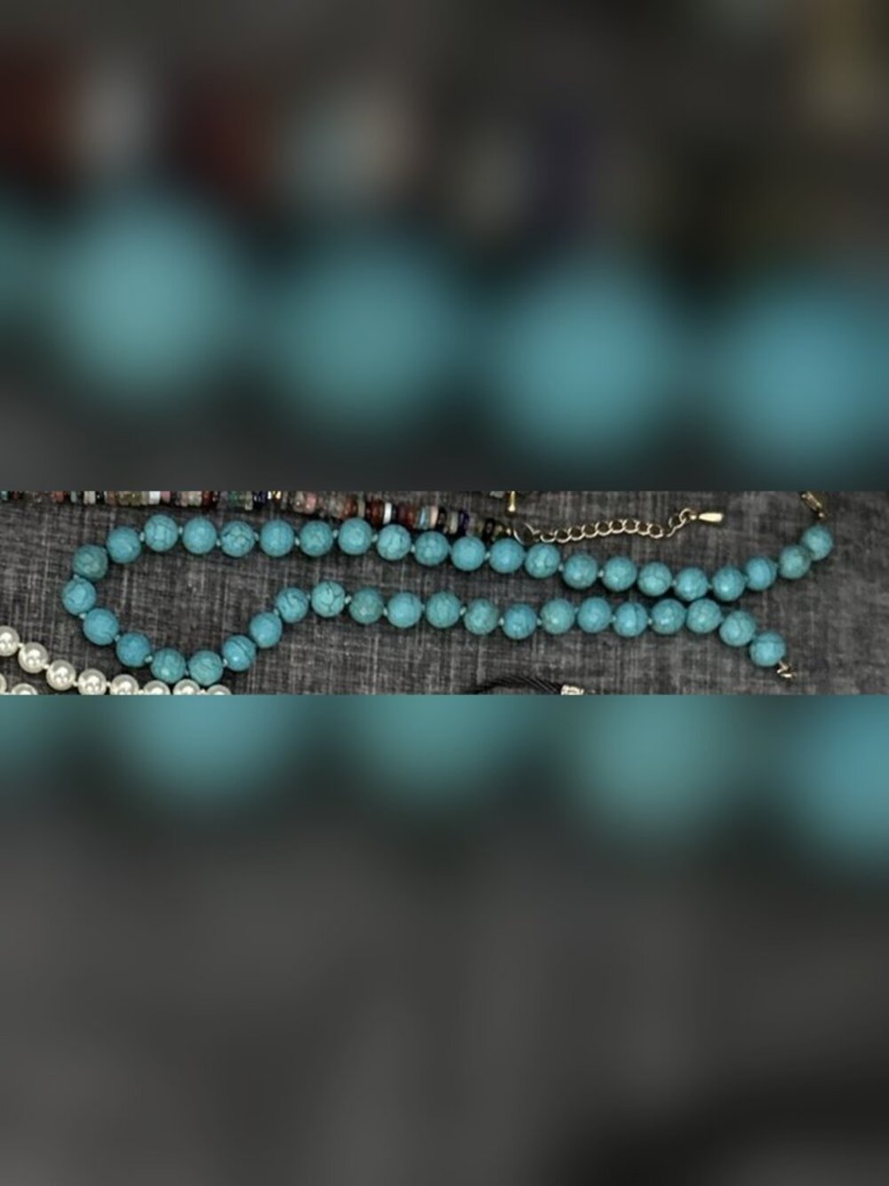 Turquoise Bead Necklace
